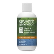 Seventh Generation Glass & Surface Natural Cleaner Concentrate Refill, 3 Oz