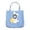 Blue, variant on Foldable Cat Carrier Tote Bag Breathable Pet Travel Handbag Bunny‑Style Pattern For Outdoor Camping Hiking Vet Visit(Blue-45X45Cm)