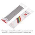 thumbnail image 4 of Uxcell PLA Filament Refills for 3D Printing Pen 10inch Length 40pcs Light Grey, 4 of 5