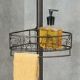 iDesign Twigz Tension Pole Caddy, Bronze