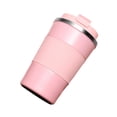 thumbnail image 2 of Lipstore Travel Coffee Mug Beverage Container Cold and Hot Simple Portable Coffee Cup Pink 380ml, 2 of 8