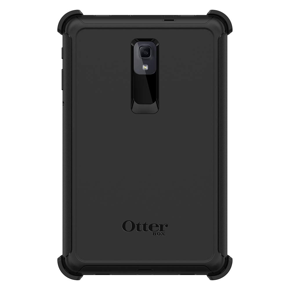 (Refurbished) Otterbox DEFENDER SERIES Case & Stand for Galaxy Tab A 10.5 (2018) - Black