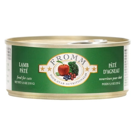 (Pack of 12) Fromm Four Star Nutritionals Lamb Pate Wet Cat Food, 5.5 oz cans