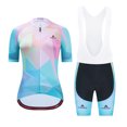 thumbnail image 2 of Summar Ensemble de Maillot de Cyclisme pour Femmes Fille avec Coussin en Gel Mode, 2 of 3