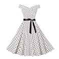 thumbnail image 3 of BJUTIR Dresses For Women 2022 Lady'S Vintage Dress 1950S Retro Sleeveless Swing Party Dress, 3 of 8