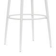 thumbnail image 4 of Hillsdale Furniture Aubrie Metal Backless Bar Height Padded Swivel Stool, White, 4 of 7