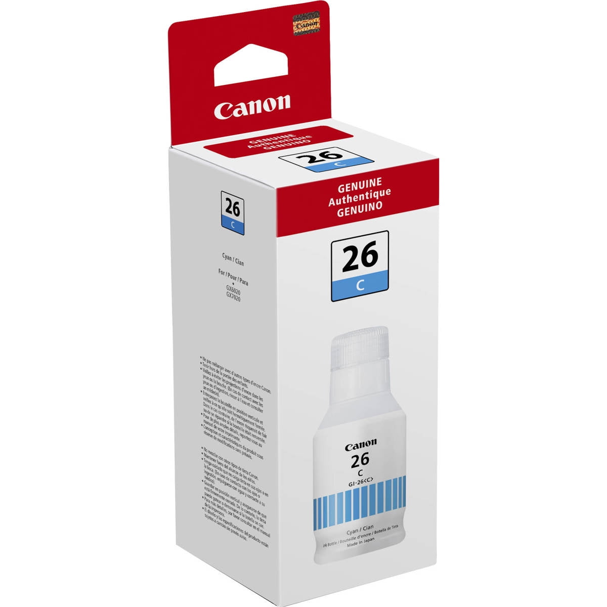 Canon 使用済みインク　26個 Amazon.com: Canon GI-26 Genuine Pigment Black Ink Bottle