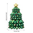 thumbnail image 4 of Ounissouiy Globo del día de Navidad, patrones exquisitos para celebración festiva, adecuado para cualquier lugar, decoración de fiesta Kits de decoración para fiestas multicolor árbol de Navidad, 4 of 6