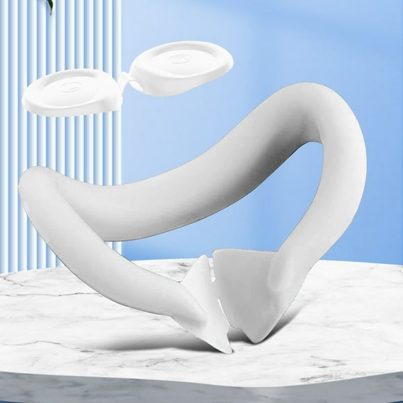 Peggybuy 2 in 1 Silicone Face Cushion Cover Washable With Lens Protector for Meta Quest 3