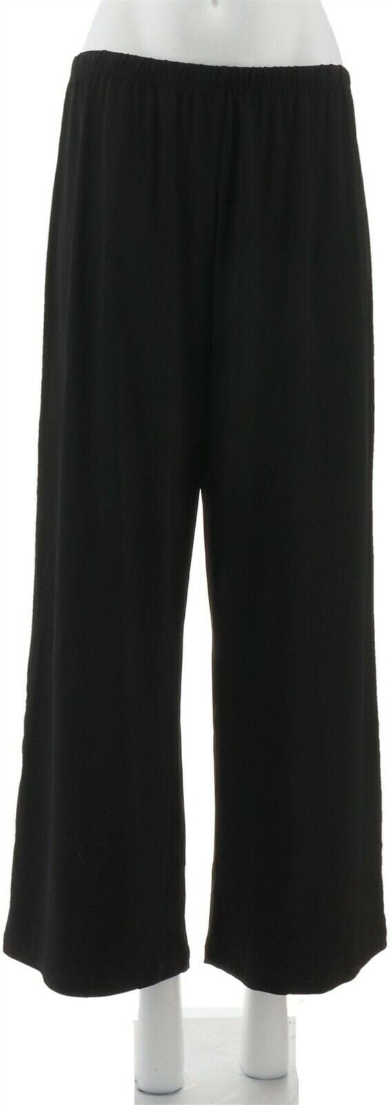 Bob Mackie Wide Leg Length Knit Pants 