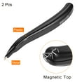 thumbnail image 3 of Unique Bargains Magnetic Staplers Puller Office Home Staple Remover Tools, Black 2 Pack, 3 of 5