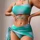 thumbnail image 2 of 3-piece Tie-Dye Sexys Bikini Set for Women Quick Drying Swimming Clothes for Outdoor Beach, 2 of 5
