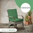 thumbnail image 2 of ARDEN Basics Outdoor Midback Dining Chair Cushion, 19.5 x 17, Rain-Proof and Fade Resistant, Moss Green Mila, 2 of 9