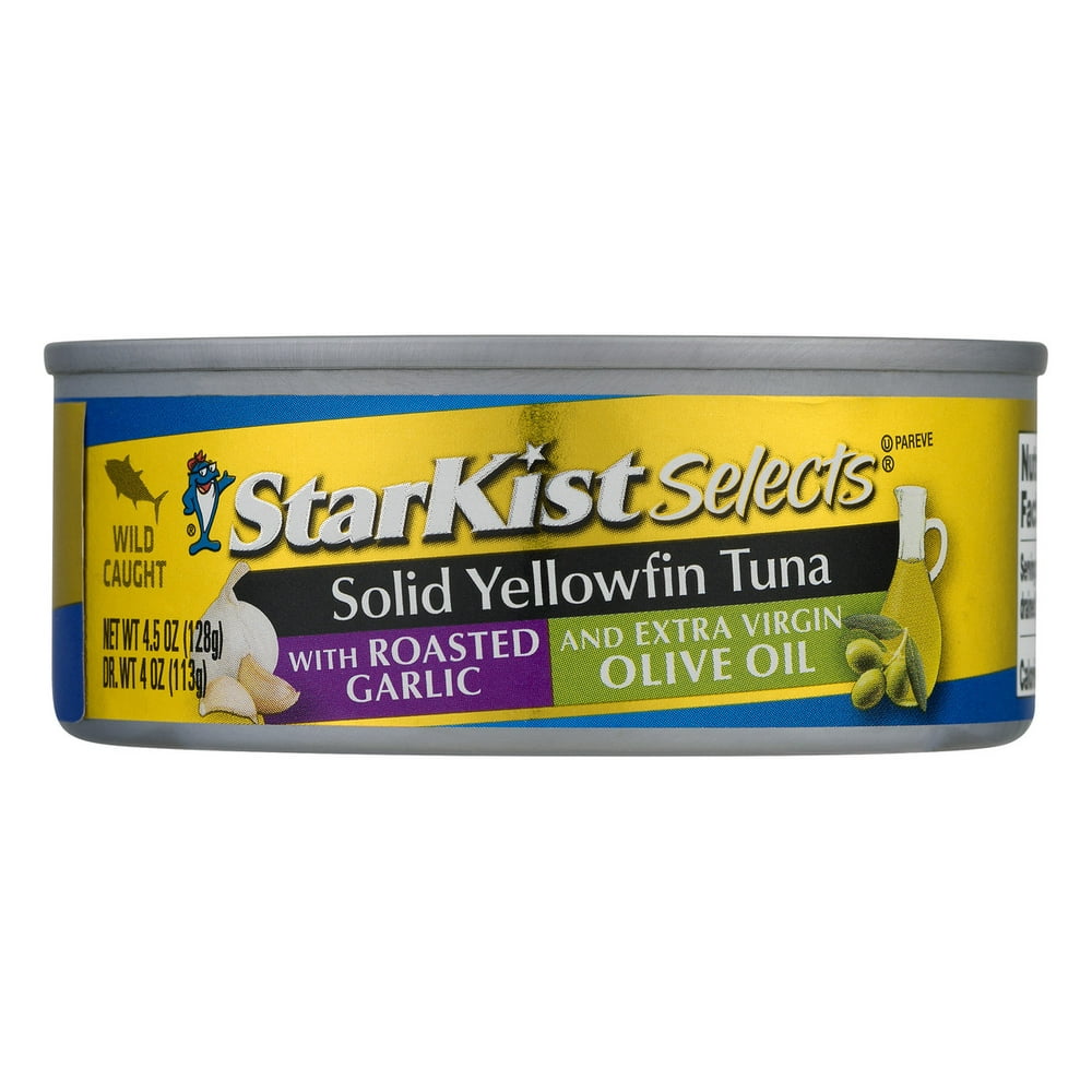 StarKist Selects Solid Yellowfin Tuna with Roasted Garlic and Extra