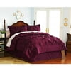 Better Homes&gardens Bhg Red Curant Tufted Polyoni Comf Set K