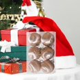 thumbnail image 4 of Christmas Tree Decoration Ball Shatterproof Christmas Balls Ornaments Velvet Set With Metal String 6pcs Christmas Balls Kit Pool, 4 of 5