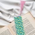 thumbnail image 6 of Kdxio Lemon Blue Print Metal Tassel Bookmarks,Perfect Gift for Art Lovers and Bookworms Metal Bookmarks for Women, 6 of 8