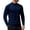 Navy -AO25, variant on Nestiefly Mens Thermal Long Sleeve Undershirt Base Layer Long Shirts | Warm Lightweight Soft Fleece Lined Crew Beck Shirts Workout Top Purple L