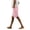 Pink, variant on Womens Half Shorts Pants Solid Color Elastic Waist Sports Casual Pants With Side Pockets Olive Green