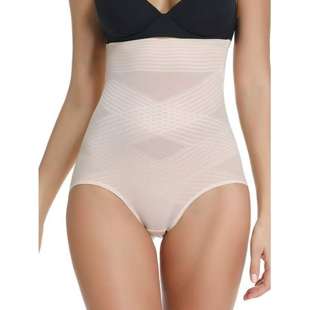 

SLIMBELLE Women s High Waist Cincher Girdle Tummy Control Panty Seamless Shapewear