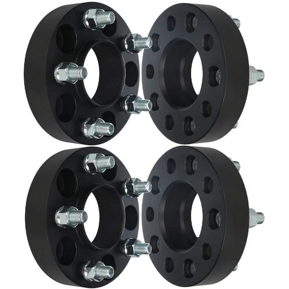 ECCPP 4PCS 1.25" 5 lug Hubcentric wheel spacers 5x4.5 5x114.3mm Wheel Spacers Kits 1/2" Studs 70.5mm fits for 1967-2014 for Mustang 1983-2011 for Ranger