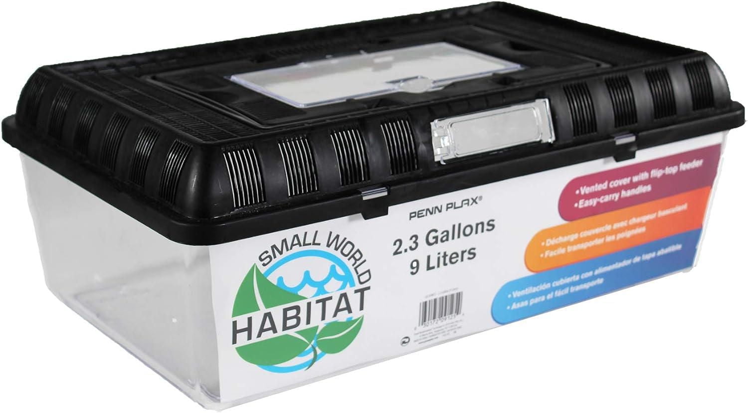 Penn Plax Small World Habitat en Plastique à Profil Bas
