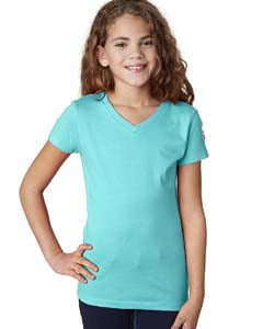 Next Level Apparel 3740 Girls Princess V-Neck T-Shirt
