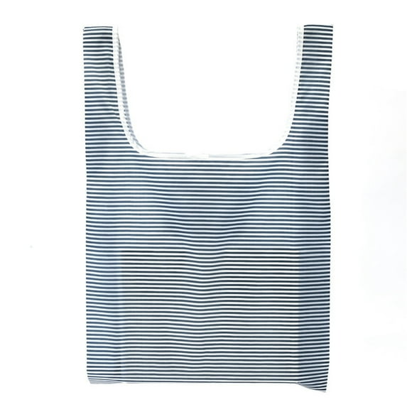 New Daily Portable Tote Shopping Bag Stripe Star Printed Foldable Grocery Storage Bags Home Organization Environmentally