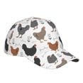 thumbnail image 3 of Haiem Retro Rooster Baseball Cap Dad Hat Cotton Soft Adjustable Fashion Hats for Men Women Unisex Style Headwear, 3 of 9