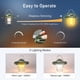 thumbnail image 2 of Lámpara de camping verde recargable, luz LED retro para camping, recargable por USB, C-Light, cálida y natural, atenuación continua, brillante 13 H + autonomía, luz portátil impermeable para tienda de, 2 of 3