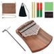 thumbnail image 2 of Kalimba de 17 tonos en madera de alcanfor, tono C, diseño de falda, incluye bolsa de almacenamiento, etiquetas de escala, martillo de afinación, libro de instrucciones, cadena de trémolo, adornos de, 2 of 6