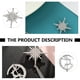 thumbnail image 4 of Elegante Deer Moon Star Broche Delicate Past Pin Pin Decorativo Cadena Pin, 4 of 8