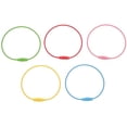 thumbnail image 2 of 20 Pcs Stainless Steel Wire Keychains Aircraft Cable Key Ring Loops Travel Parts, 2 of 9