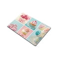 thumbnail image 2 of MKHERT Funny Pastel Colored Cupcakes Marshmallow Doormat Rug Home Decor Floor Mat Bath Mat 23.6x15.7 inch, 2 of 3
