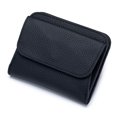 thumbnail image 7 of Genuine Leather Short Wallets Multifunction Soft Cowhide Students Small Coin Purse Card Holder Money Bag for Men Women (Coffee), 7 of 7