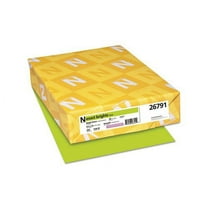 Exact Brights Paper 20lb, 8.5 x 11, Bright Green, 500/Ream