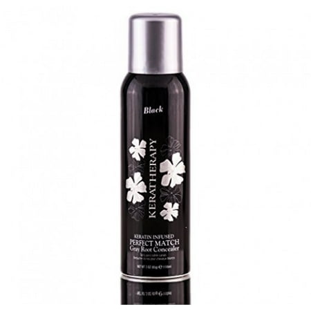 Grays Match - Keratherapy Perfect Match Gray Root Concealer Black 3 Ounces, PACK OF 6