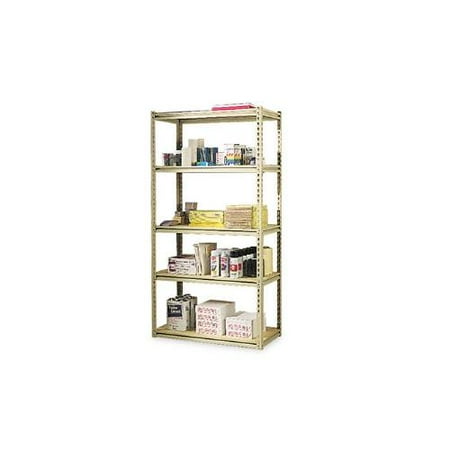 Stur-D-Stor Shelving, 5 Shelves, 36w x 18-1/2d x 72h, Sand