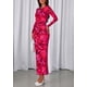 thumbnail image 5 of Vestido PRETTYGARDEN 2025 de manga larga ajustado con fruncido XXL, 5 of 8