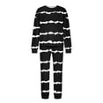 thumbnail image 3 of SELONE Workout Outfits For Women 2 Piece Long Sleeve Sweatshirts Long Sweatpants Crew Neck Sweat Suits Loose Fit Taper Leg Gym Sets Christmas Jogger Lounge Sets Streetwear Fall Wintern Clothes Black, 3 of 5