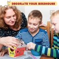 thumbnail image 6 of 3 Pack DIY Bird House Kits Arts and Crafts for Kids Children Ages 4-8 6-8 to Build Paint, Ideal Gift, 6 of 8