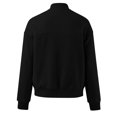 thumbnail image 5 of Unir Full Zip Casual Sweatshirt Jacket for Women, Ribbed Collar Cuffs, Relaxed Fit Athletic Outerwear with Pockets, 1 Piece, S-XXL, Plus Size Friendly, 5 of 6