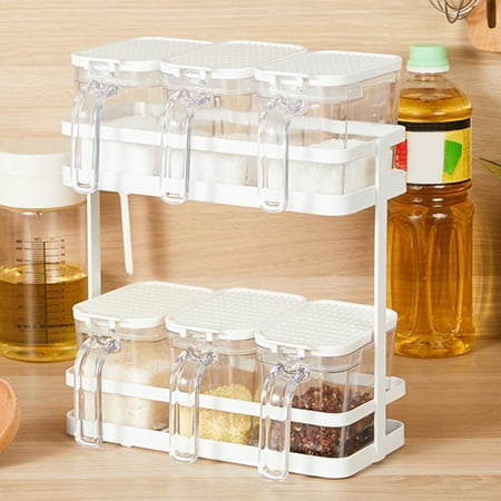 Visland 2 Tier Kitchen Storage Rack E Jar Condiment Can Oil Bottle Holder Organizer Canada Visland 2 Tier Kitchen Storage Rack, Kitchen Storage Oil Bottles