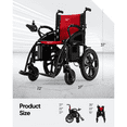 thumbnail image 5 of Morrean Electric Wheelchair Foldable Mobility Scooter Wheelchair for Adults Seniors,25 Miles Range,All Terrain,Red, 5 of 10