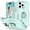 Mint, variant on MonsDirect for iPhone 15 Plus Case, 3 Layers Case with Finger Ring Kickstand - [Full Body Protection] Hard PC Shell & Soft TPU Bumper Shockproof Cover for Apple iPhone 15 Plus 6.7 inch 2023, Mint