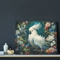thumbnail image 3 of Picia Tropical Parrot Floral Artwork Pattern Decorative Picture – Unique Wall Art, Modern Canvas Print for Trendy Interiors (Horizontal), 3 of 6