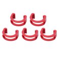 thumbnail image 1 of 5pcs Alliage d'Aluminium Vélo C Type Boucle Réutilisable U en Forme de Pince à Pression pour le Cyclisme, Léger et Durable, Facile à Utiliser, 1 of 8