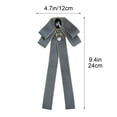 thumbnail image 3 of Aufmer Solid Color Long Ribbon Neck Bow Flexible Adjustable Structure Soft Elegant Vision For Female Daily Life Office Festival Outfit Decoration, 3 of 5