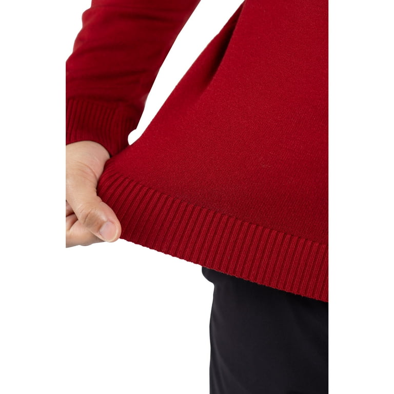 X RAY JEANS Mens Turtleneck Sweater Pullover, Jester Red X RAY JEANS Mens Turtleneck Sweater Pullover, Jester Red