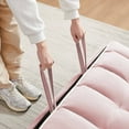 thumbnail image 6 of Sesslife Convertible Sleeper Sofa Chair Bed, Adjustable Sofa Bed with USB Port and Swivel Phone Stand, Multi-Functional Sleeper Sofa with Ashtray for Living Room, Apartment or Office(Pink), 6 of 11